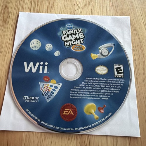Family game night fun pack - family, wii